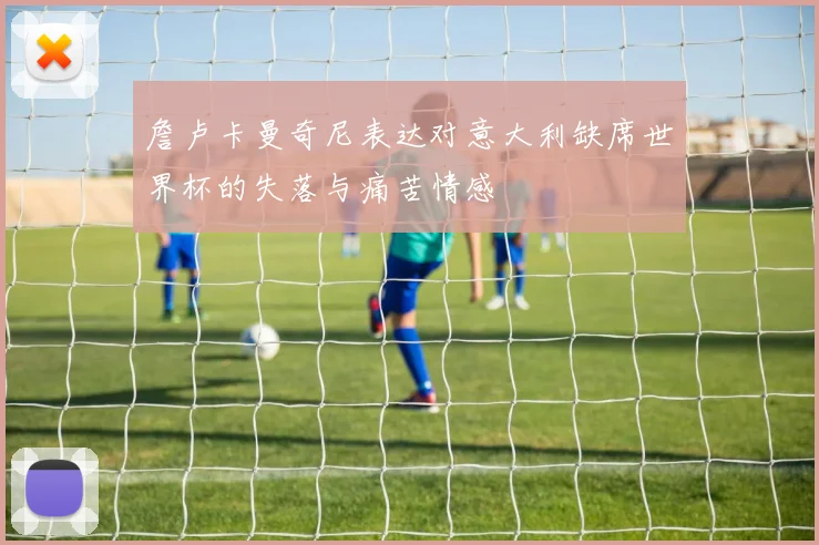 詹卢卡曼奇尼表达对意大利缺席世界杯的失落与痛苦情感